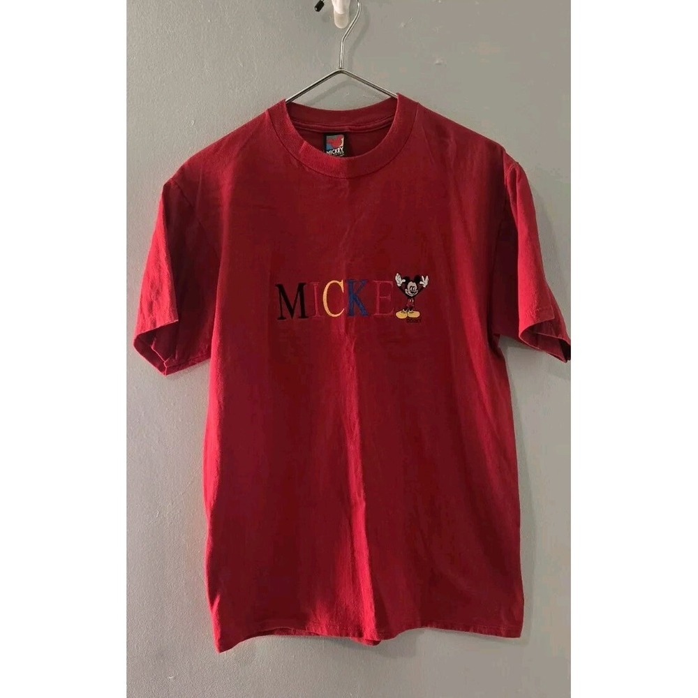 Vintage Mickey Unlimited Velva Sheen Embroidered Mickey Mouse T-Shirt